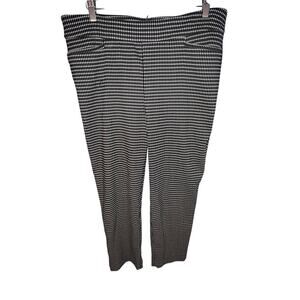 Chico’s women’s size 2.5 US L, stretch‎ geometric dot Y2K cottage core pants ￼￼